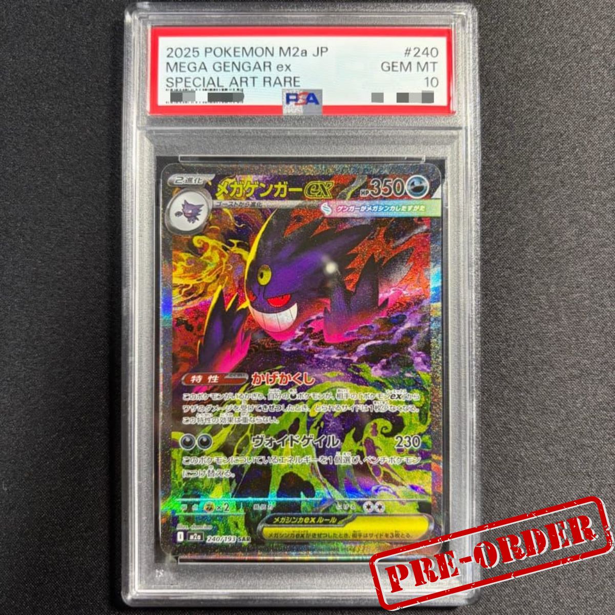 Pokemon TCG Card PSA 10 Mega Gengar EX Sar Special ART Rare