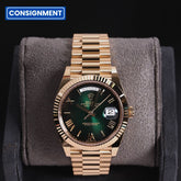 Daydate 40 YG Green Ombre Roman 228238