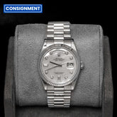 Daydate 36 MOP Diamond Dial 118239