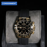 Daytona Yellow Gold Black Dial Oysterflex 116518LN