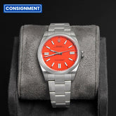 Oyster Perpetual 41 Red Dial 124300
