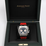 AP43 ROOC Blue Dial Rhodium Chrono Titanium 26420TI.OO.A027CA.01