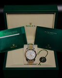 DateJust 41 White Index Dial Jubilee 126333