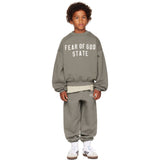 Fear Of God Essentials State Kids 90s Fit Fleece Crewneck Sweatshirt