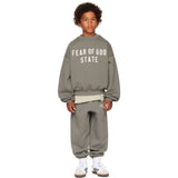 Fear Of God Essentials State Kids 90s Fit Fleece Crewneck Sweatshirt