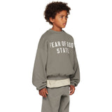 Fear Of God Essentials State Kids 90s Fit Fleece Crewneck Sweatshirt