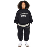 Fear Of God Essentials State Kids 90s Fit Fleece Crewneck Sweatshirt
