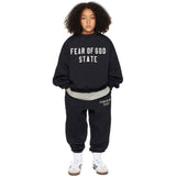Fear Of God Essentials State Kids 90s Fit Fleece Crewneck Sweatshirt