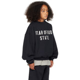 Fear Of God Essentials State Kids 90s Fit Fleece Crewneck Sweatshirt