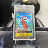 One Piece Card Tag Gem Mint 10 Monkey.D.Luffy Treasure Rare OP07-109 English