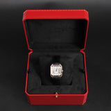 Cartier 38 Santos Dumont Small Silver Dial Two Tone W2SA0038