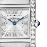Cartier Tank Francaise Small Steel Diamonds W4TA0029