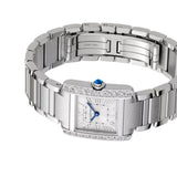 Cartier Tank Francaise Small Steel Diamonds W4TA0029