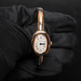 Cartier 15 Baignoire Mini RG White Dial WGBA0047