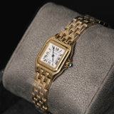 Cartier 23 Panthère Small YG White Dial WGPN0059
