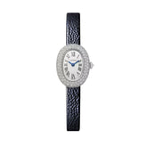 Cartier Baignoire Watch Mini White Gold Diamonds WJBA0036