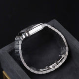Cartier 35 Santos Medium White Dial WSSA0029