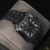 Cartier 40 Santos Large Black Dial WSSA0039