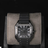 Cartier 40 Santos Large Black Dial WSSA0039