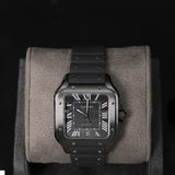 Cartier 40 Santos Large Black Dial WSSA0039
