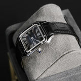 Cartier 43 Santos Dumont Large Black Dial WSSA0046