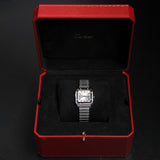 Cartier 27 Santos Small Silver Dial WSSA0082