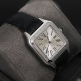 Cartier 43 Santos Dumont Large Silver Dial WSSA0085