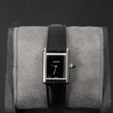 Cartier Tank Must De Cartier Small Steel Shiny Blue Alligator Skin Leather WSTA0071