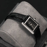 Cartier 22 Tank Must Small Black Dial WSTA0071