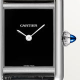 Cartier 22 Tank Must Small Black Dial WSTA0071