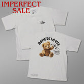 Acme De La Vie ADLV World Wide Airplane Bear Artwork T-shirt Over Size Cream