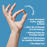 Garden Of Life Organics Whole Food Multivitamin For Men 120 Tablets