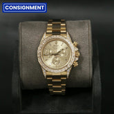 Daytona YG Golden Dial Diamond Bezel 126598TBR