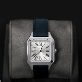 Cartier 38 Santos Dumont Small Silver Dial WSSA0086