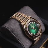 Daydate 40 YG Green Ombre Roman 228238