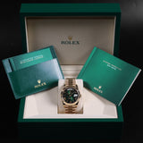 Daydate 40 YG Green Ombre Roman 228238