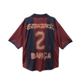 Travis Scott Cactus Jack FCB FC Barcelona Barca NIKE 2000/2001 Retro Jersey Classic Football Shirt