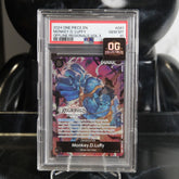 One Piece Card PSA 10 Monkey.D.Luffy R OP07-091 EN Promotional Card Regional Offline Participation Pack 2024 Vol.3 English
