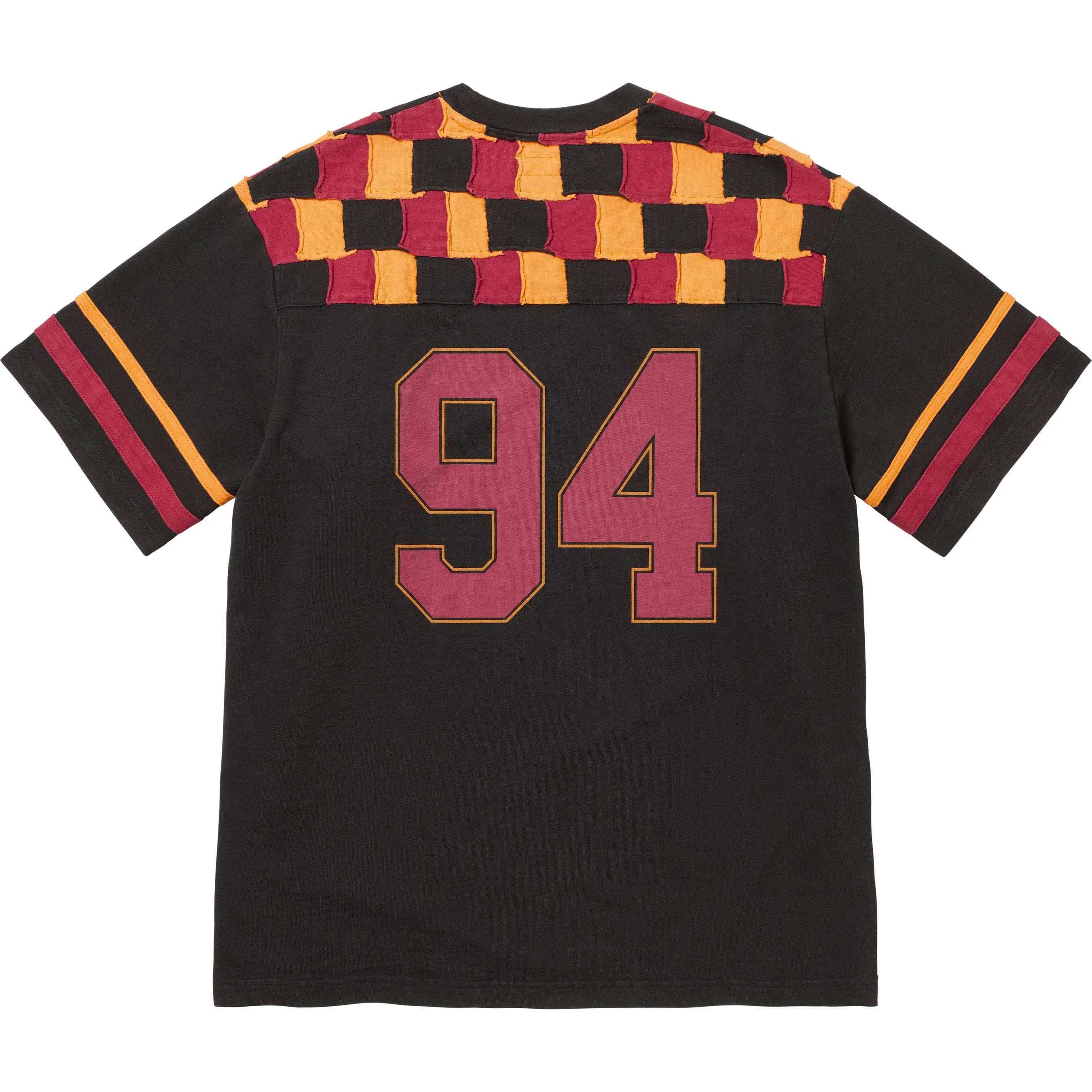 Supreme Patchwork Yoke Football Top Supreme Patchwork Yoke Football Top