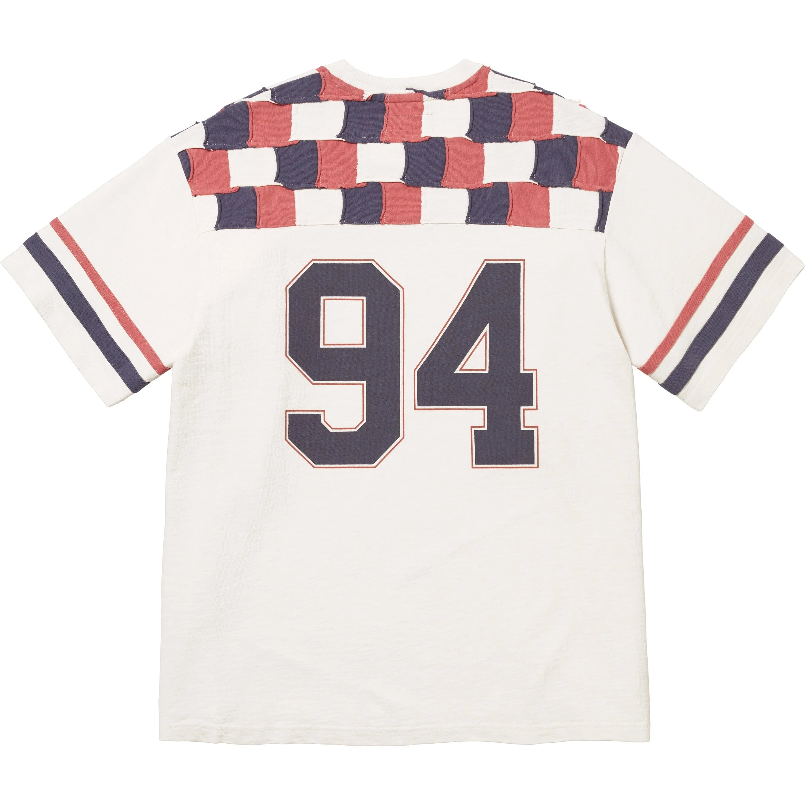 Supreme Patchwork Yoke Football Top Supreme Patchwork Yoke Football Top