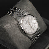 Land Dweller 36 white Honeycomb Dial 127234