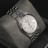 Land Dweller 36 white Honeycomb Dial 127234