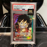 One Piece Card PSA 10 Monkey D Luffy L-P OP01-003 Booster Pack Romance Dawn