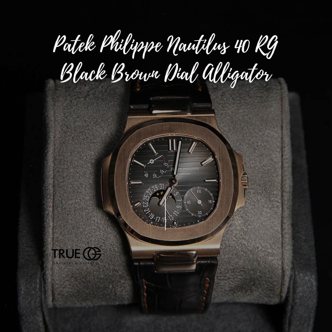 5 Cara Memadukan Patek Philippe Nautilus 40 RG Black Brown Dial Alligator dengan Outfit Sehari-hari