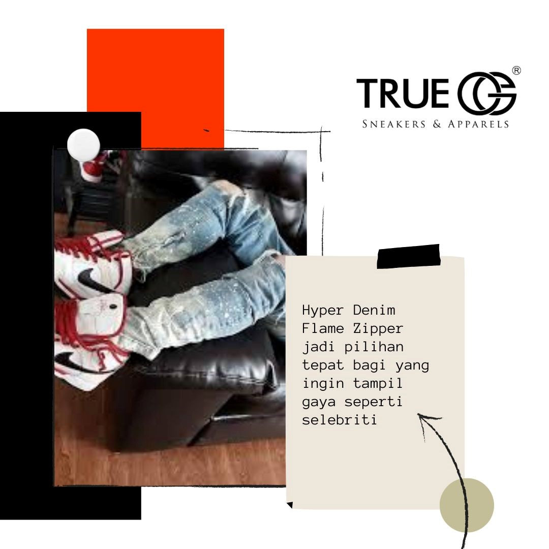 Ingin Tampil Seperti Selebriti? Coba Hyper Denim Flame Zipper yang Sedang Tren