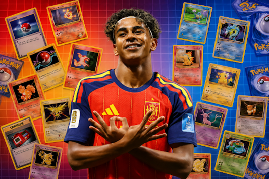 lamine yamal and pokemon cards collector