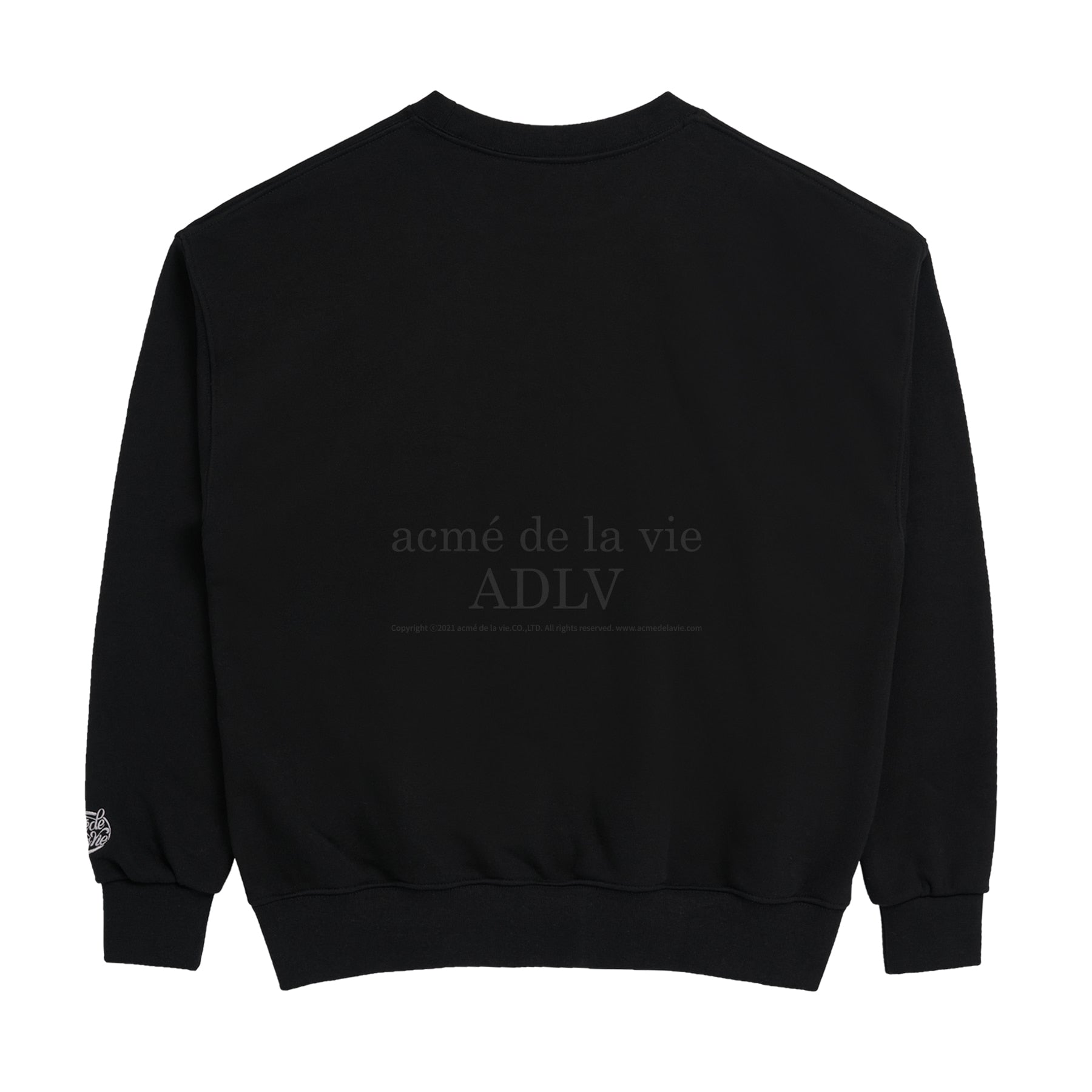 ADLV x LISA Spade Script Logo Basic Sweat Shirt