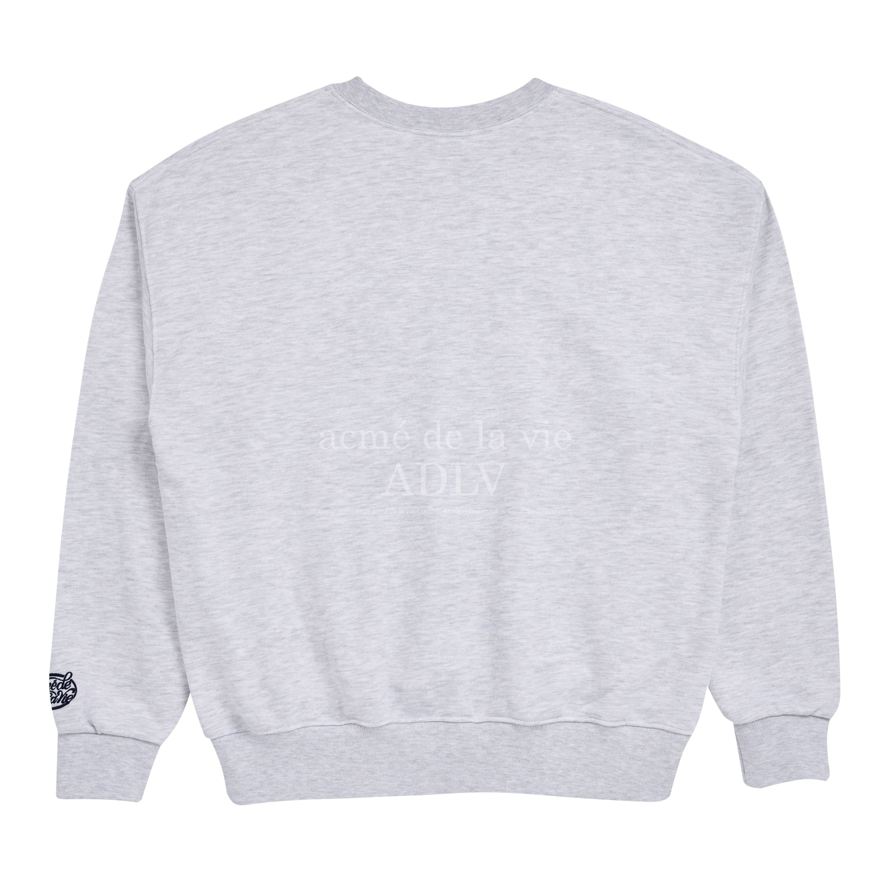 ADLV x LISA Spade Script Logo Basic Sweat Shirt