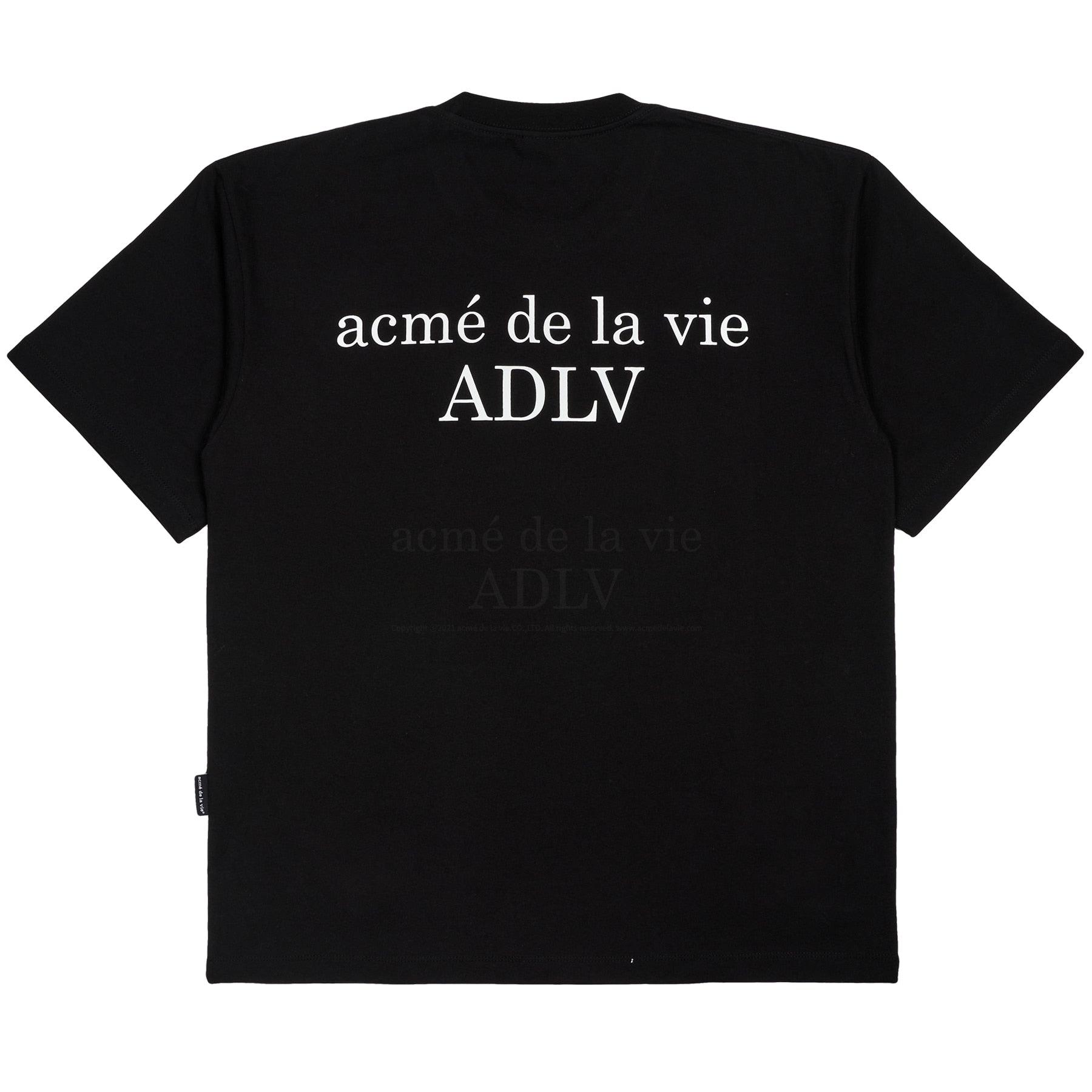 Acme De La Vie ADLV Baby Face Study Boy T-shirt Black