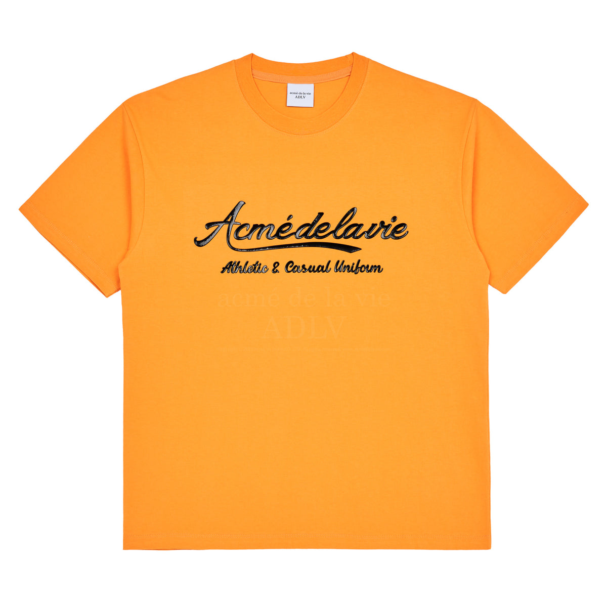 Acme De La Vie ADLV Gel Printing Logo T-shirt Orange